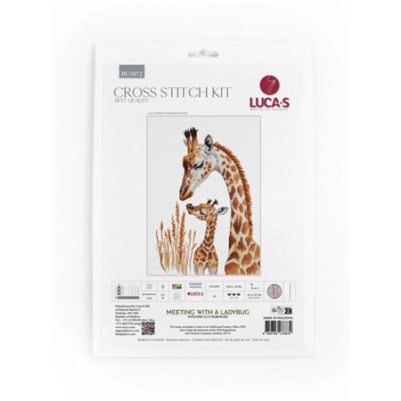 Kit de broderie Rencontre avec une coccinelle