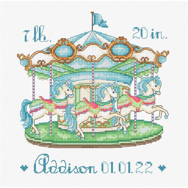 Embroidery kit Baby Carousel II