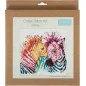 Kit de broderie Zèbres