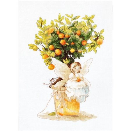 Kit de broderie la mandarine