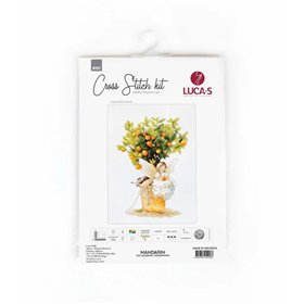 Kit de broderie la mandarine