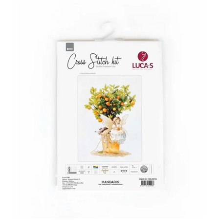 Kit de broderie la mandarine