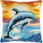 Cross stitch cushion kit Dolphin