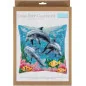 Kit coussin au point croix Dauphins