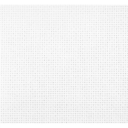 Toile Aida 16 100 x 100 cm blanc