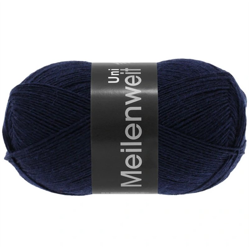 Meilenweit Uni 100 Night blue 1141