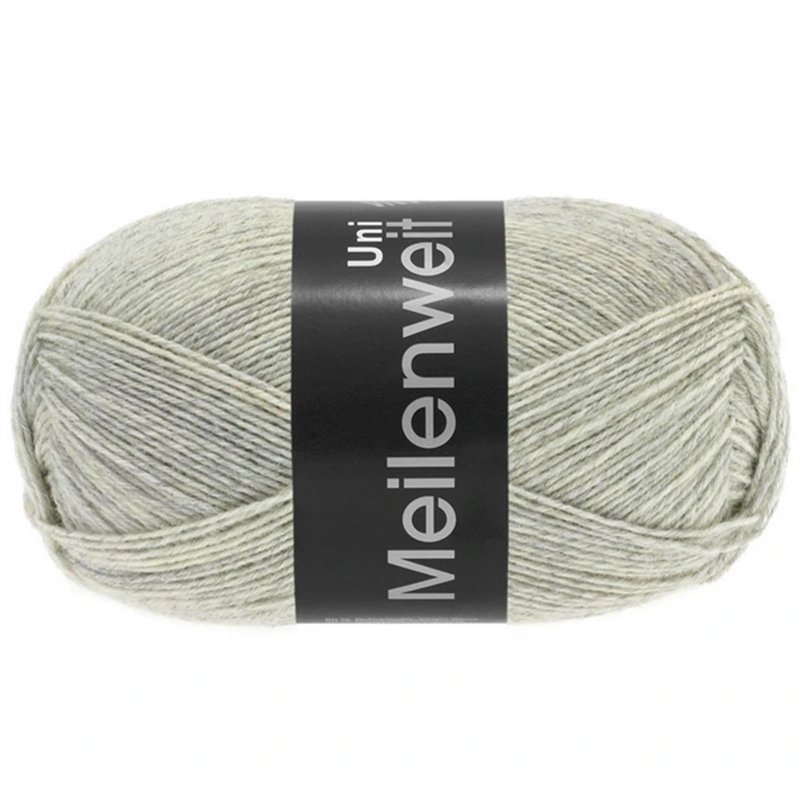 Meilenweit Uni 100 gris clair 1358