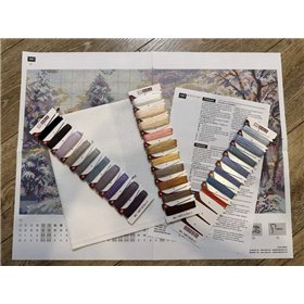 Kit de broderie Soirée d'hiver