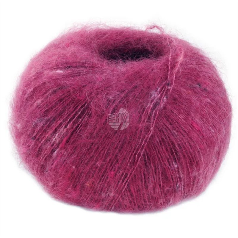 Natural Superkid Tweed 628 Fuchsia