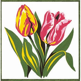 Embroidery kit Tulips