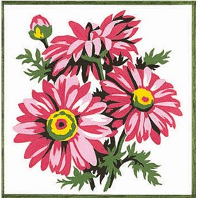 Embroidery kit Flowers 3