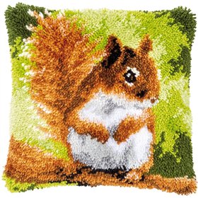 Latch hook cushion kit Squirrel 178771