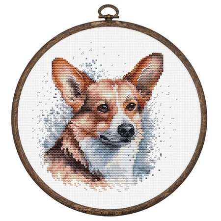 Kit de broderie Corgi gallois