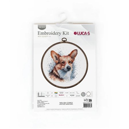 Kit de broderie Corgi gallois