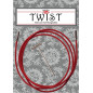 Twist cable rouge 93 cm small