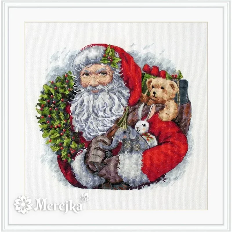 Embroidery kit  Santa