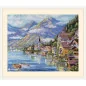 Embroidery kit Alpine Village