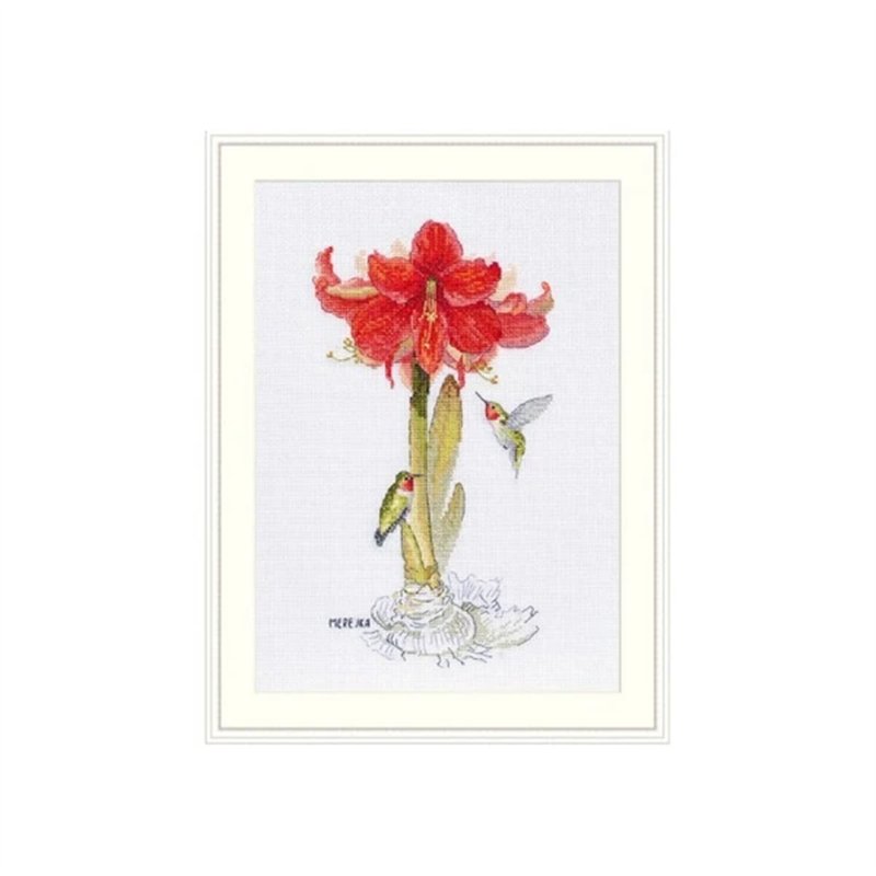 Embroidery kit Amaryllis