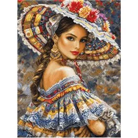 Kit de broderie La fête mexicaine