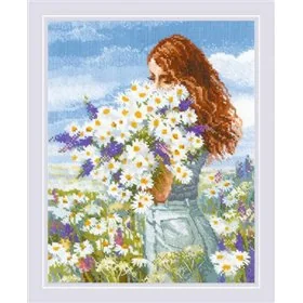 Kit de broderie Bonheur à la camomille