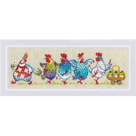 Kit de broderie Coq-coq