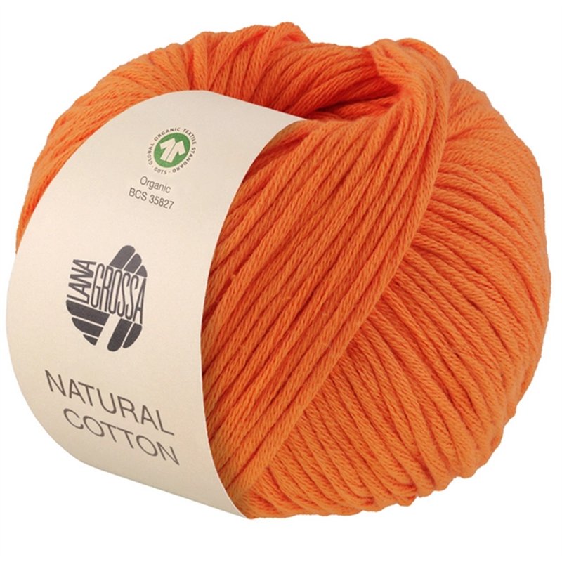 Natural Cotton Gots Orange 06