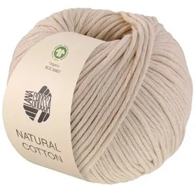 Natural Cotton Gots Eggshell 18