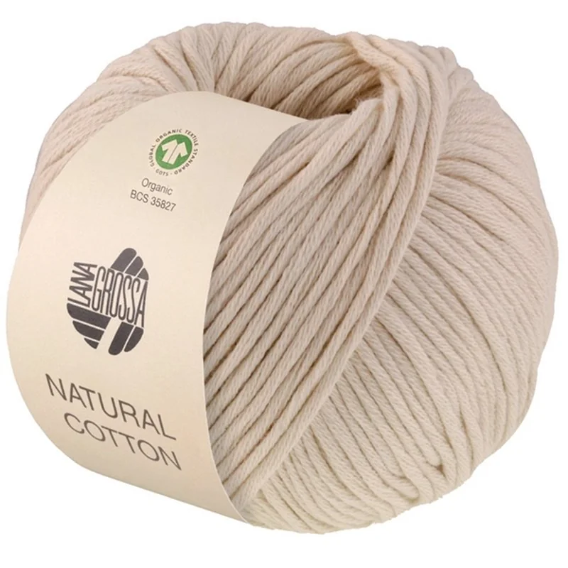 Natural Cotton Gots Eggshell 18