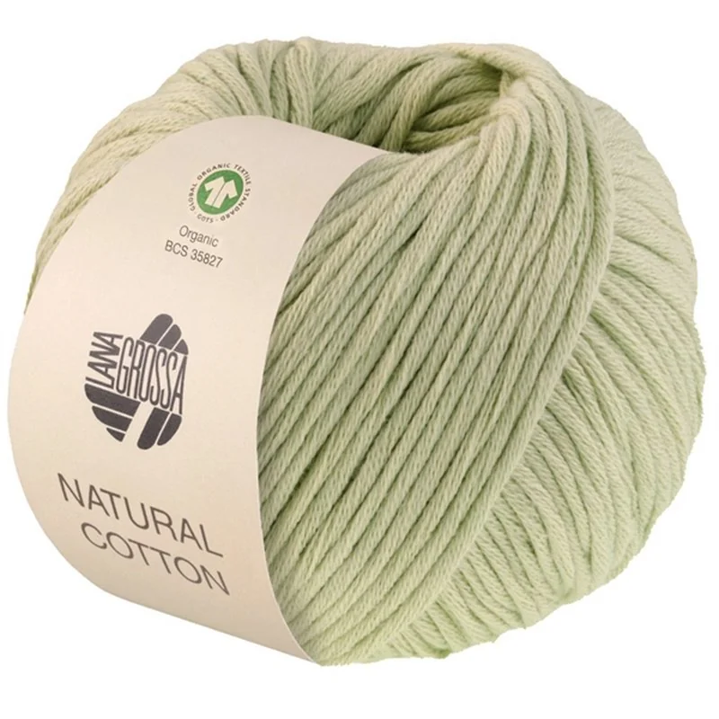 Natural Cotton Gots Vert pâle 01