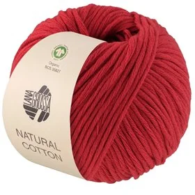 Natural Cotton Gots Red 07