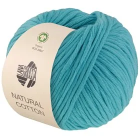 Natural Cotton Gots Turquoise 16