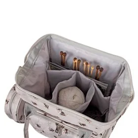 Knitting and crochet backpack Bees