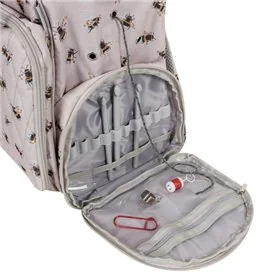 Knitting and crochet backpack Bees