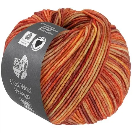 Cool Wool Vintage Orange-brun 7388