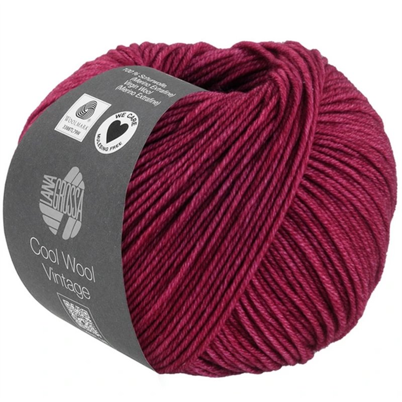 Cool Wool Vintage Rouge 7377