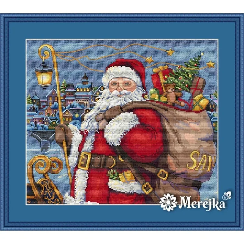 Embroidery kit Santa is coming