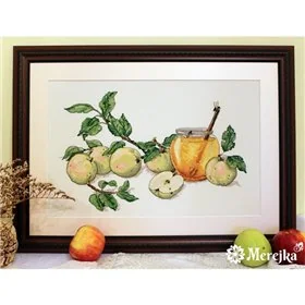 Embroidery kit Honey Apples