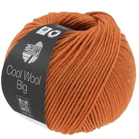 Cool Wool Big orange brown 1036