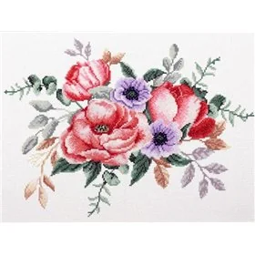 Embroidery kit Elegant Bouquet