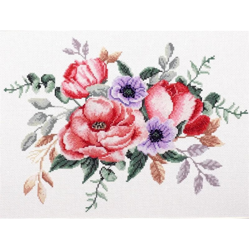 Kit de broderie Bouquet élégant