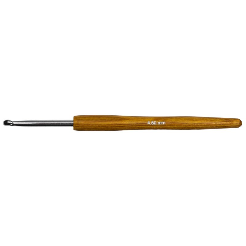 Crochet hook woodgrip 4,5 mm