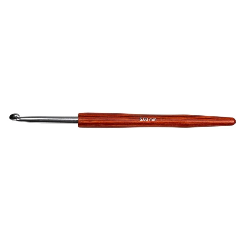 Crochet hook woodgrip 5 mm