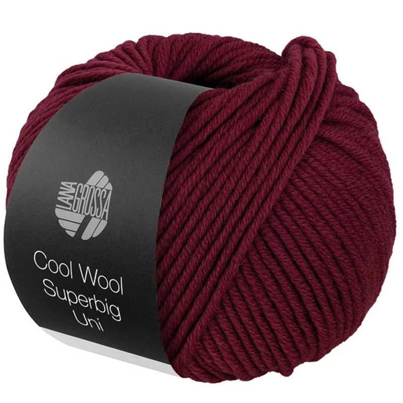 Cool Wool Superbig Uni Vin rouge 06