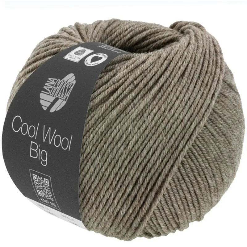Cool Wool Big Mélange Gris brun 1621 Cool Wool Big Mélange Gris brun 1621