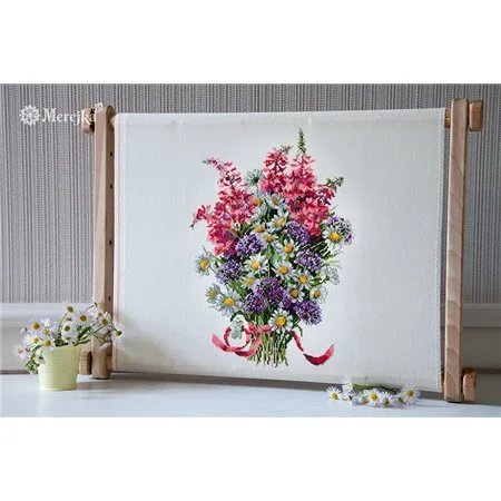 Embroidery kit The field bouquet