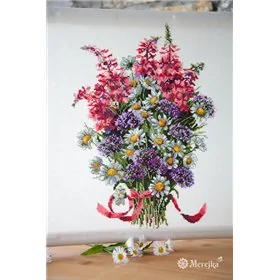 Embroidery kit The field bouquet