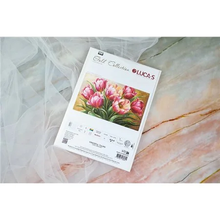 Kit de broderie Les Tulipes Gracieuses