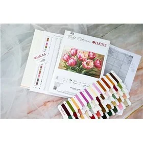 Embroidery kit Graceful Tulips