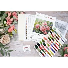 Luca-S Kit de broderie Le Jardin des Roses