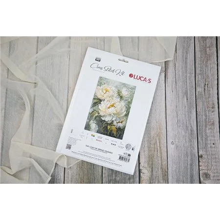Kit de broderie La Lumière des Pivoines Printanières